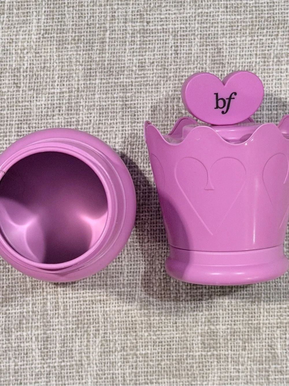 Limited Edition Benefit Cosmetics Pink Chess 2-Pc Makeup Brush Gift Holder Set